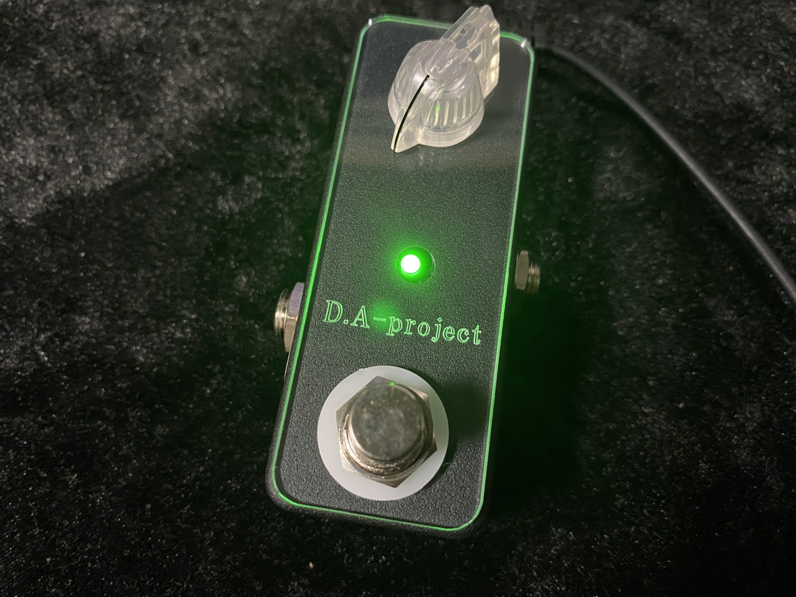 D.A-Boosterの新しいノブ装着画像 クリーンブースター